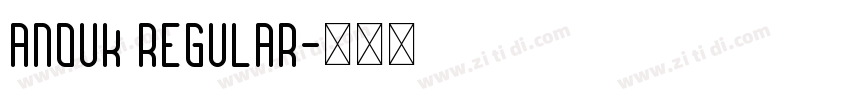 Anouk Regular字体转换